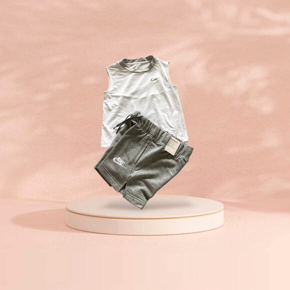 Nike Girls Tank Top & Shorts Outfit/Set Small  *NWT‎ - Picture 1 of 9